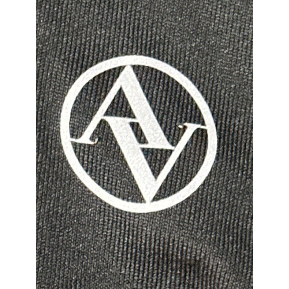 Adrienne Vittadini Sport Black Tank Top LG Stretchy Cross Back Yoga Fitness Top - Picture 7 of 9